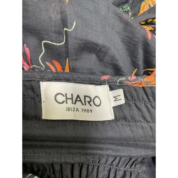 Charo Ruiz 'Melia' Black Cotton Dress Size M - Picture 4 of 5